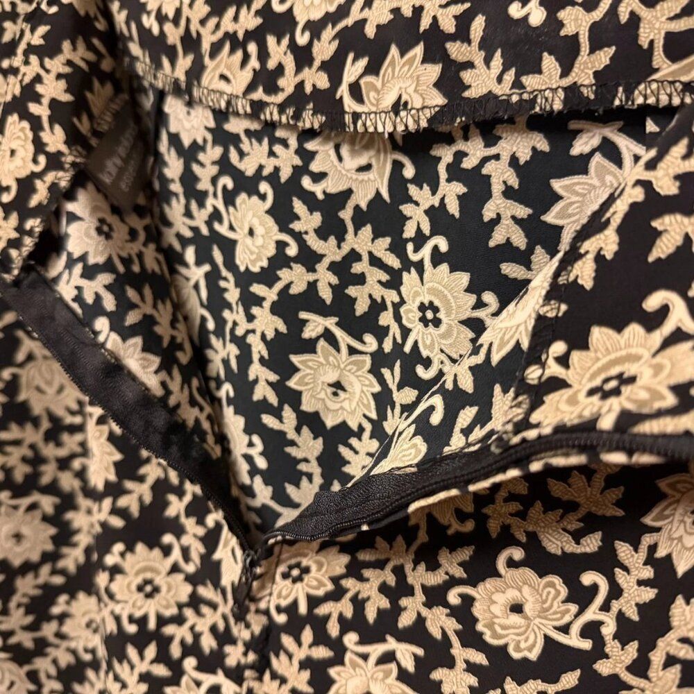 Kathy Ireland Black Floral Maxi Skirt - Picture 6 of 7